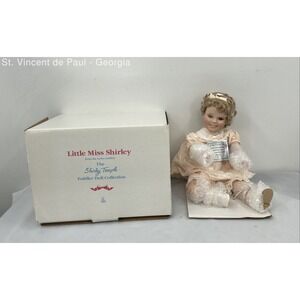 VTG 1996 Danbury Mint Shirley Temple Little Miss Shirley Toddler Doll Collection